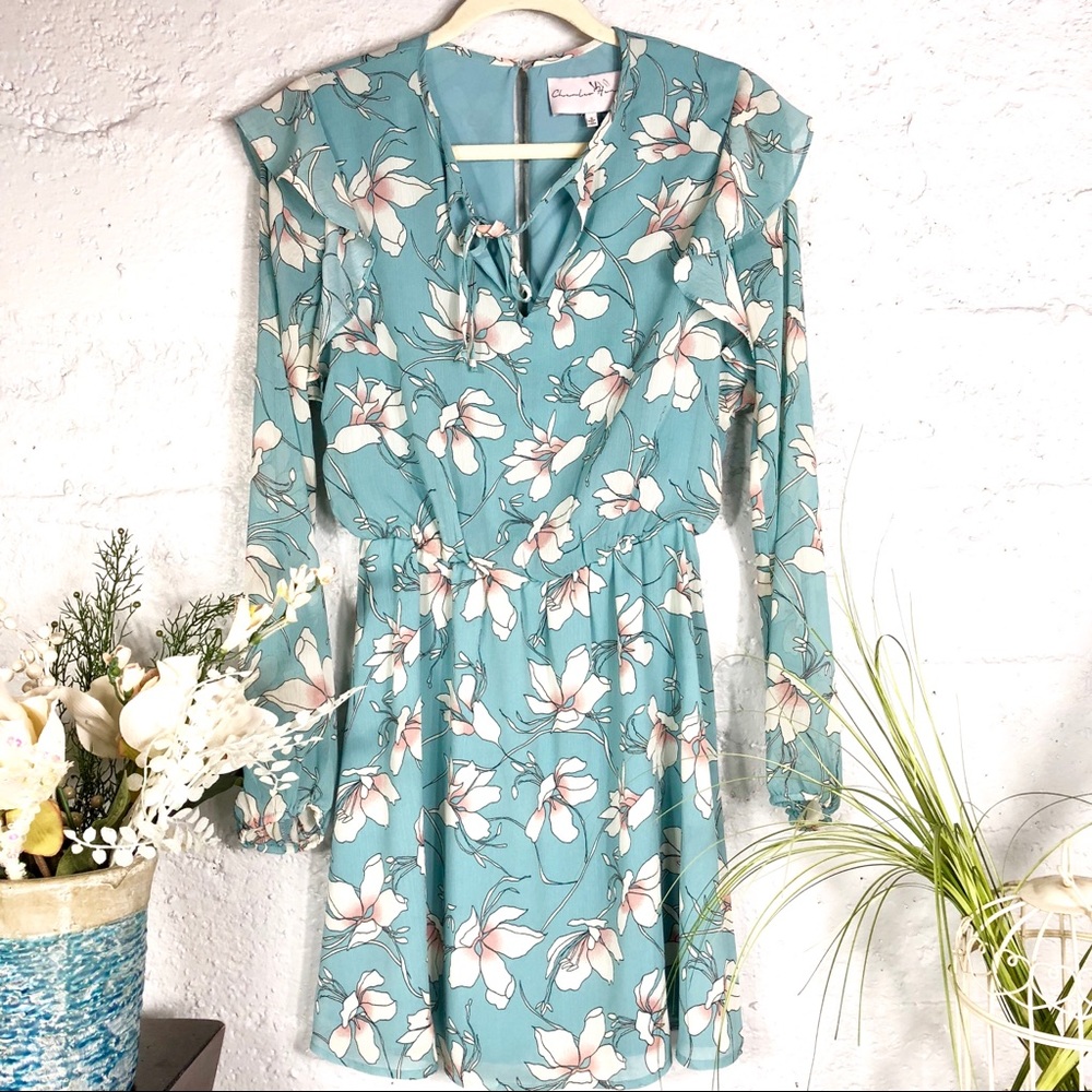 Charles Henry Midi Floral Summer Dress
